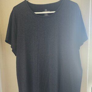 Real Essentials 2X Black Active Tee